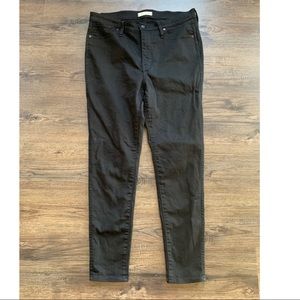 Madewell 10" High-Rise Skinny Jeans in Carbondale